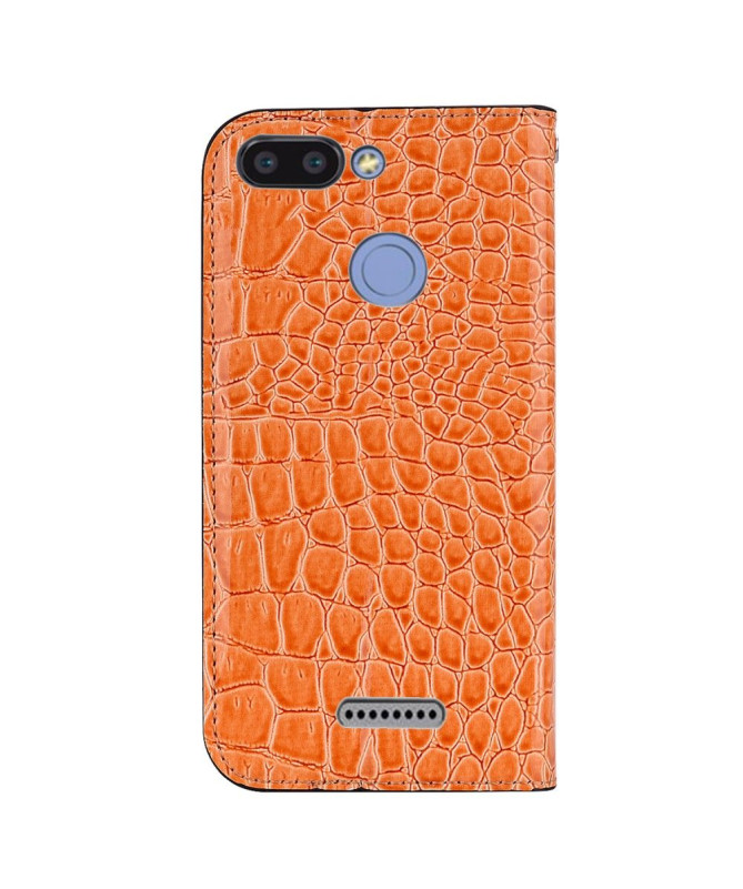 Xiaomi Redmi 6 - Étui luxury croco porte-carte