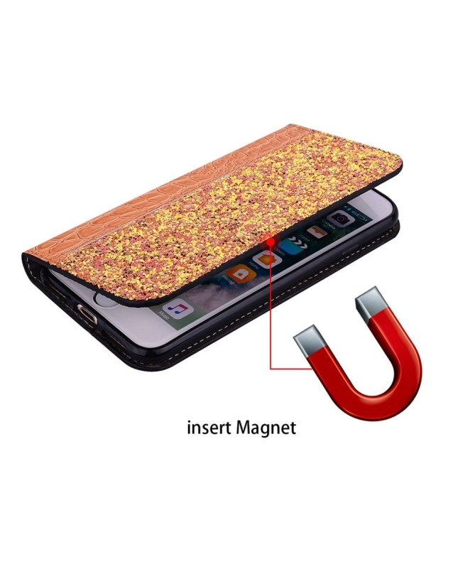 Xiaomi Redmi 6 - Étui luxury croco porte-carte