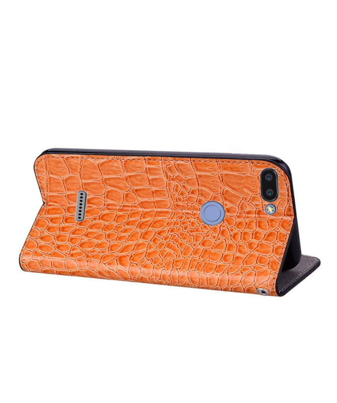 Xiaomi Redmi 6 - Étui luxury croco porte-carte