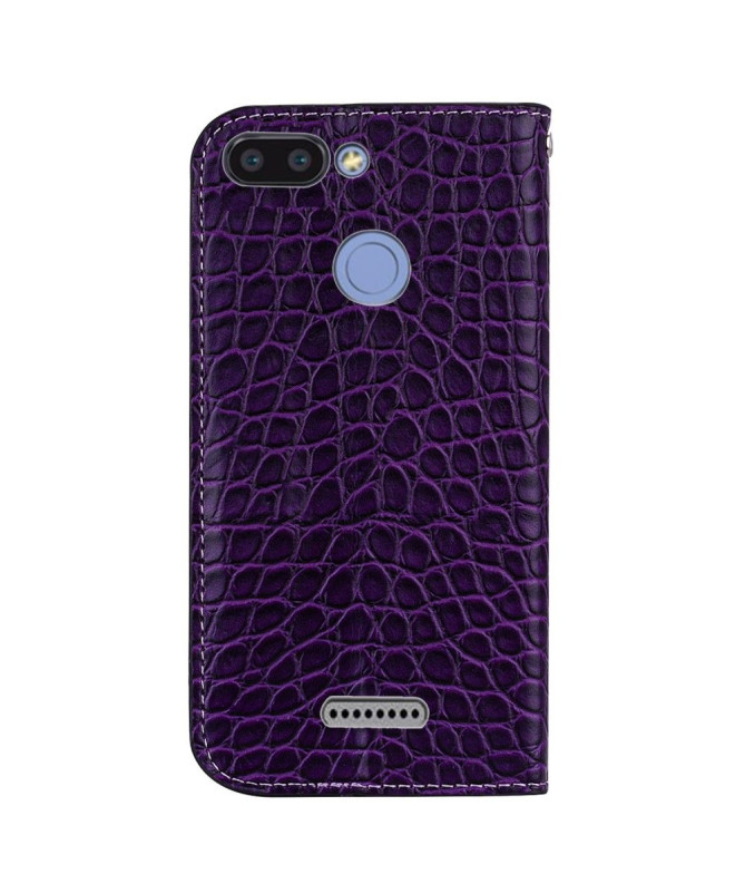 Xiaomi Redmi 6 - Étui luxury croco porte-carte