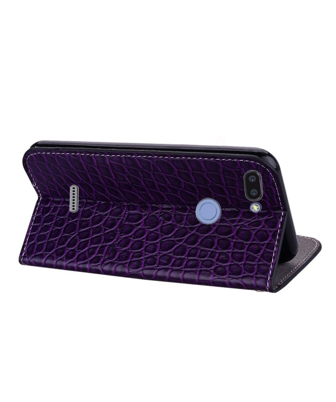 Xiaomi Redmi 6 - Étui luxury croco porte-carte