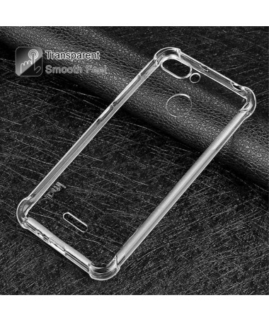 Xiaomi Redmi 6 - Coque transparente Class Protect + film protecteur