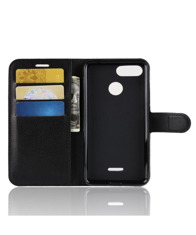 Xiaomi Redmi 6 - Housse style cuir porte cartes