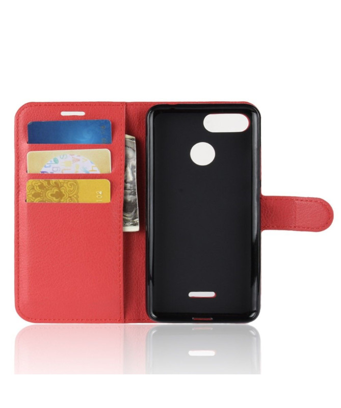 Xiaomi Redmi 6 - Housse style cuir porte cartes