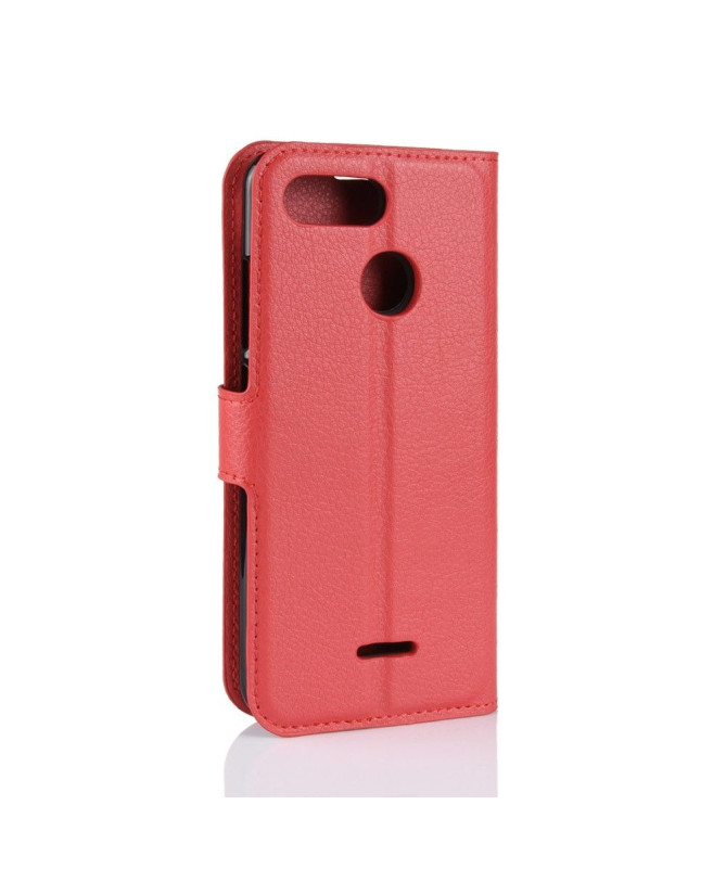 Xiaomi Redmi 6 - Housse style cuir porte cartes