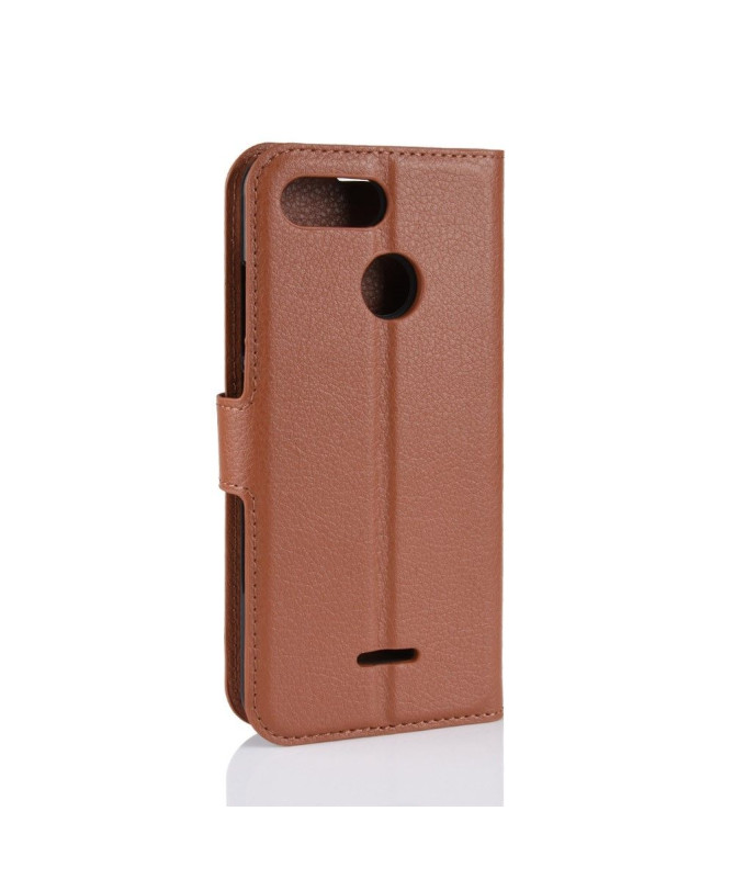 Xiaomi Redmi 6 - Housse style cuir porte cartes