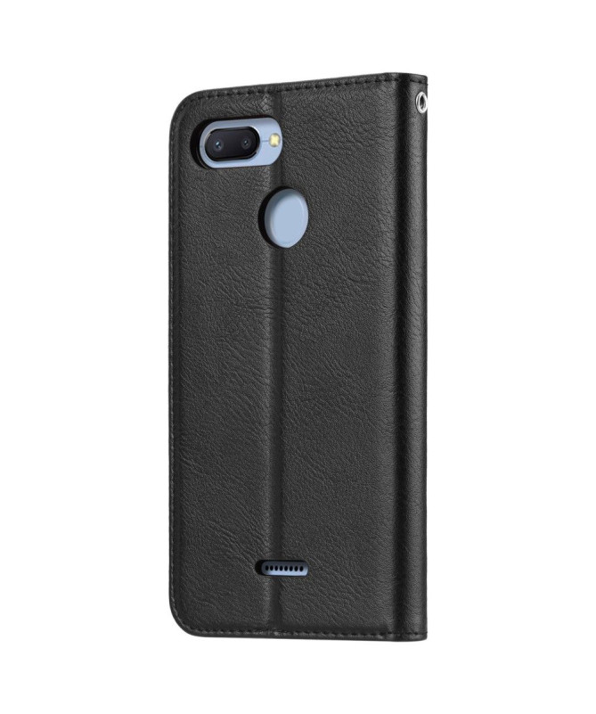 Xiaomi Redmi 6 - Étui porte cartes cuir stand case