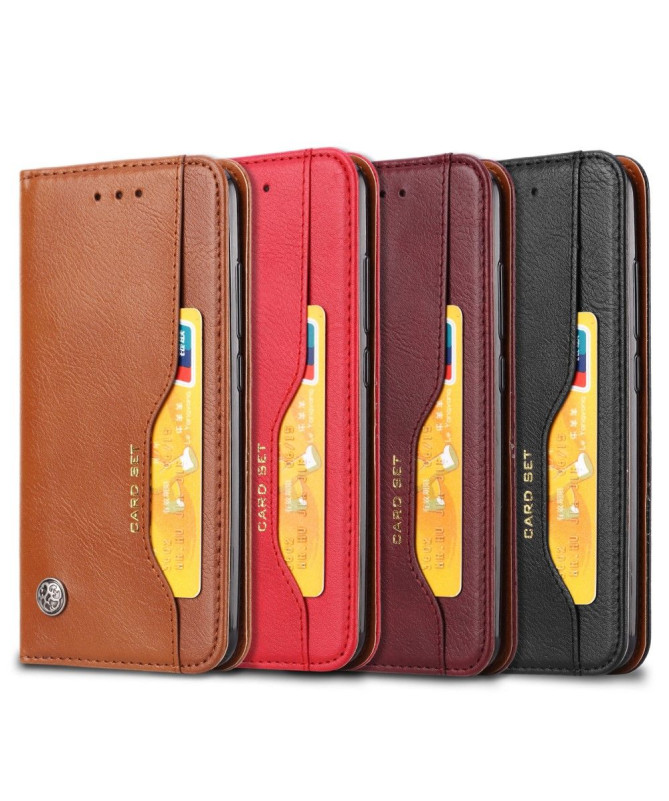 Xiaomi Redmi 6 - Étui porte cartes cuir stand case