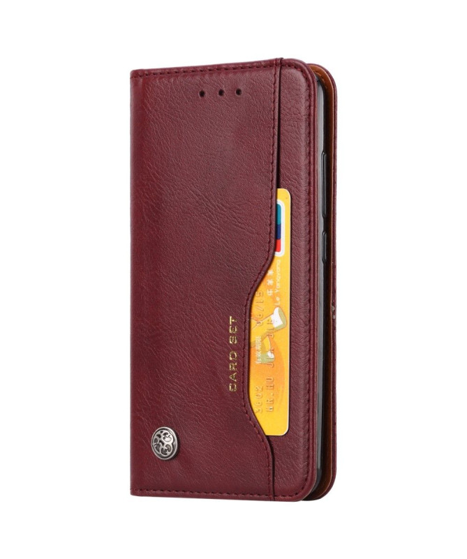Xiaomi Redmi 6 - Étui porte cartes cuir stand case