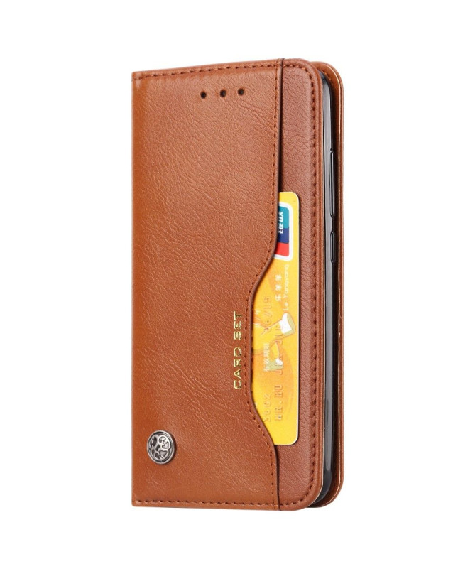 Xiaomi Redmi 6 - Étui porte cartes cuir stand case