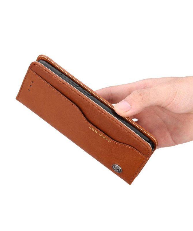 Xiaomi Redmi 6 - Étui porte cartes cuir stand case