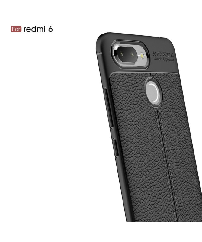 Coque Xiaomi Redmi 6 texturée style cuir