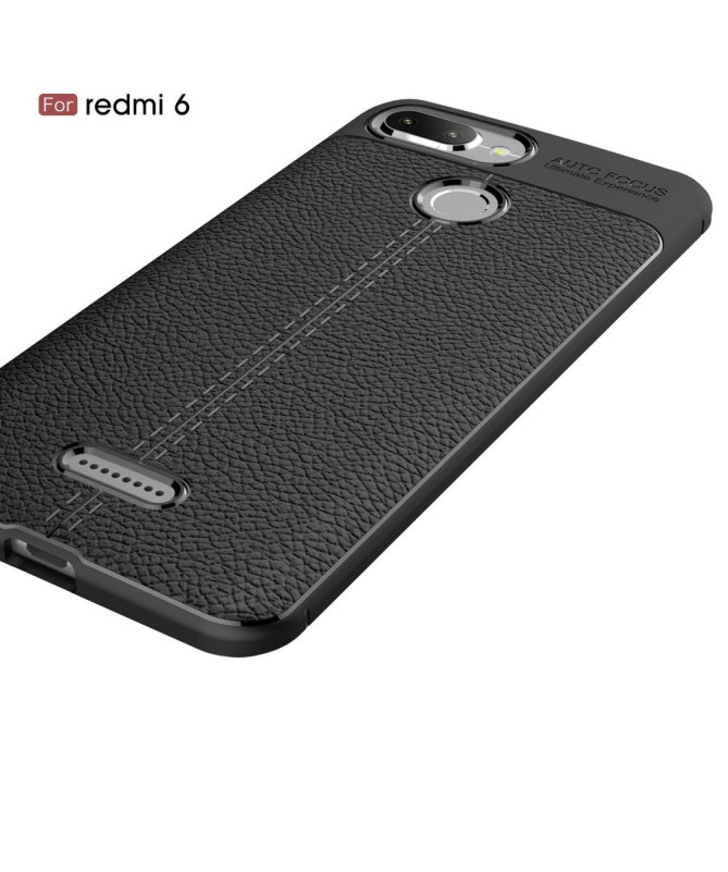 Coque Xiaomi Redmi 6 texturée style cuir