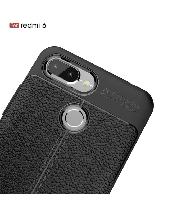 Coque Xiaomi Redmi 6 texturée style cuir