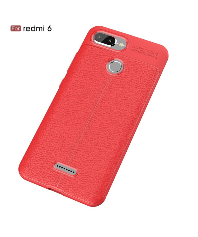 Coque Xiaomi Redmi 6 texturée style cuir