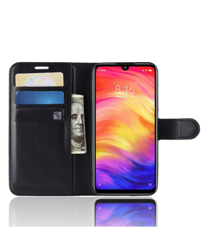 Xiaomi Redmi Note 7 - Étui style cuir porte cartes