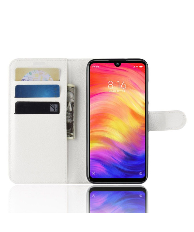 Xiaomi Redmi Note 7 - Étui style cuir porte cartes