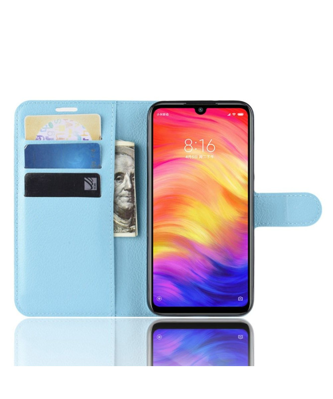 Xiaomi Redmi Note 7 - Étui style cuir porte cartes