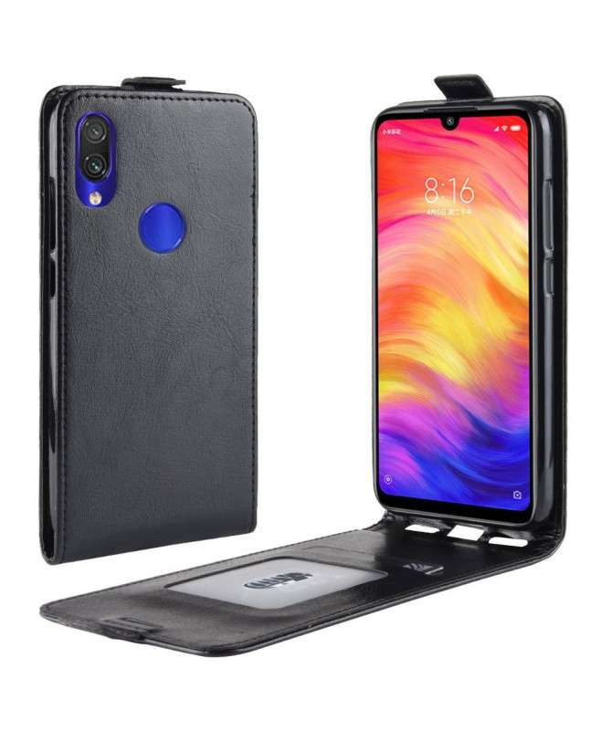 Xiaomi Redmi Note 7 - Étui simili cuir avec rabat verticale