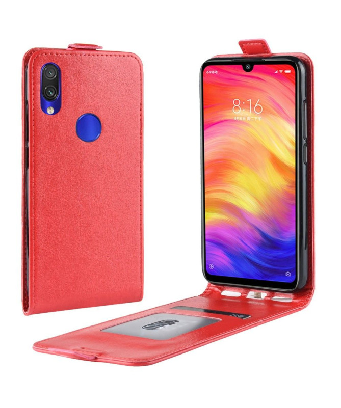 Xiaomi Redmi Note 7 - Étui simili cuir avec rabat verticale