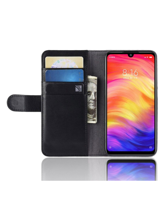 Xiaomi Redmi Note 7 - Étui en cuir premium porte cartes