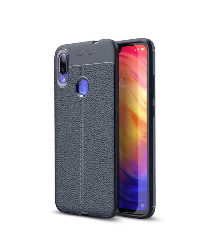 Xiaomi Redmi Note 7 - Coque gel finition simili cuir