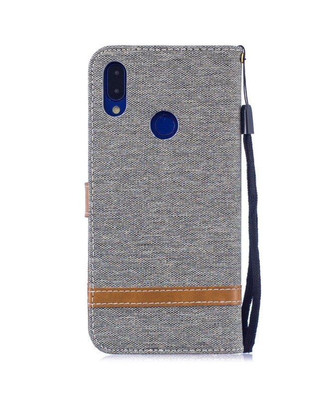 Xiaomi Redmi Note 7 - Housse revêtement tissu porte cartes