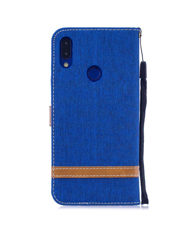 Xiaomi Redmi Note 7 - Housse revêtement tissu porte cartes