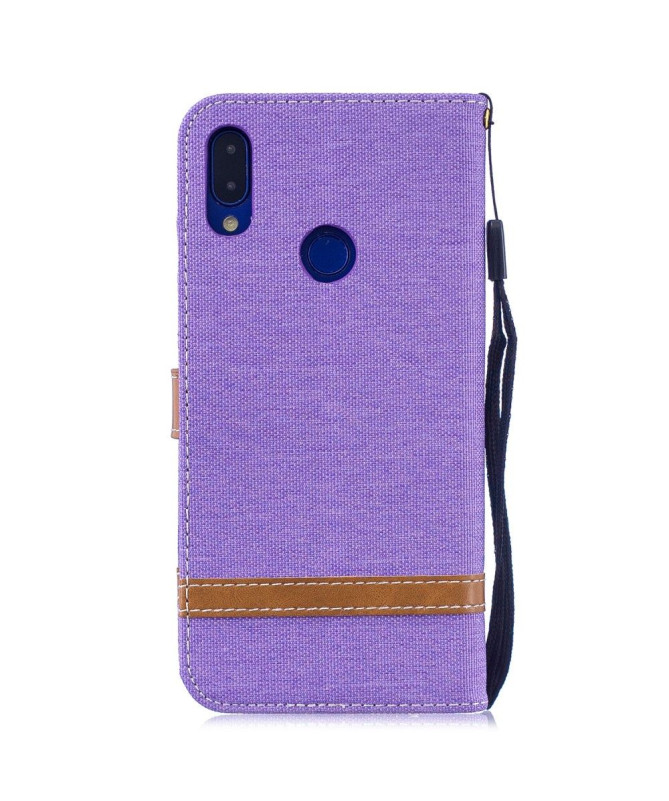 Xiaomi Redmi Note 7 - Housse revêtement tissu porte cartes