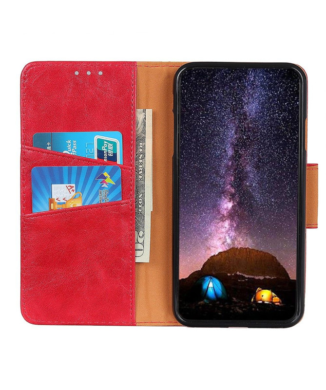 Xiaomi Redmi 7 - Étui Edouard simili cuir porte cartes