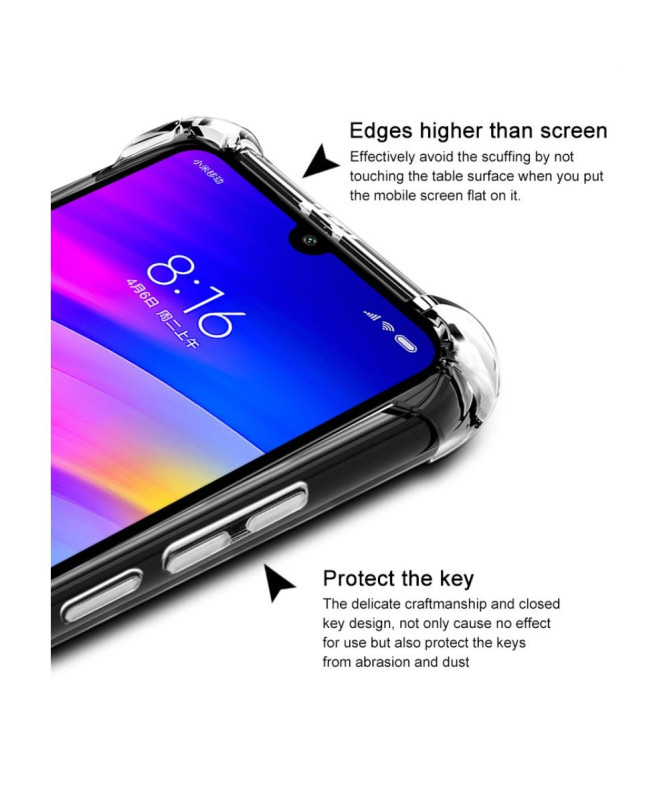 Xiaomi Redmi 7 - Coque class protect - Transparente