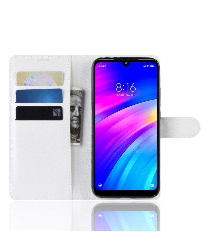 Xiaomi Redmi 7 - Étui style cuir porte cartes