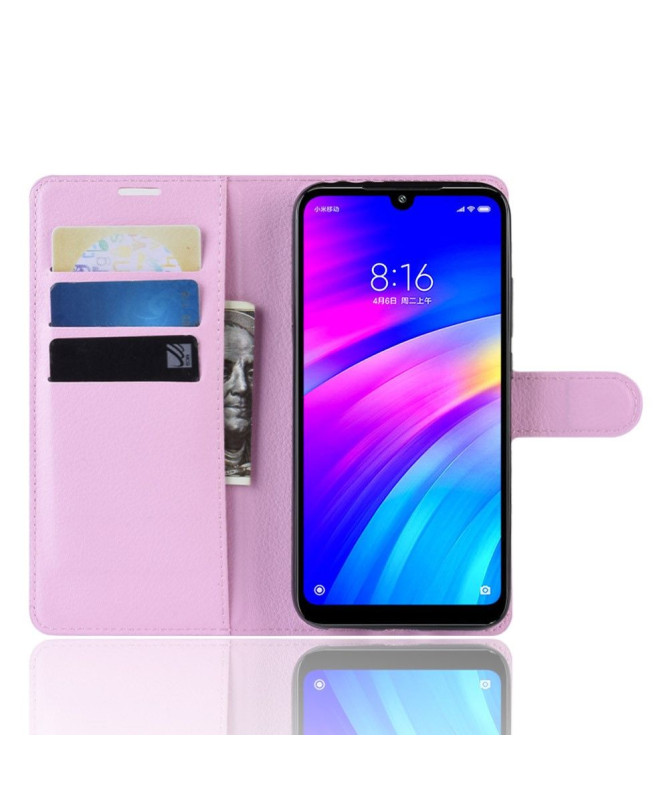 Xiaomi Redmi 7 - Étui style cuir porte cartes