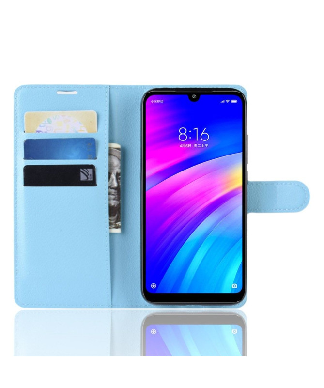 Xiaomi Redmi 7 - Étui style cuir porte cartes