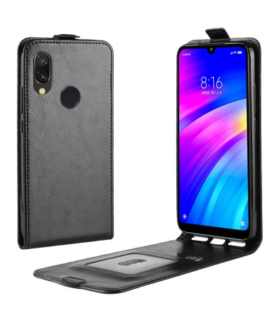 Xiaomi Redmi 7 - Étui simili cuir avec rabat verticale