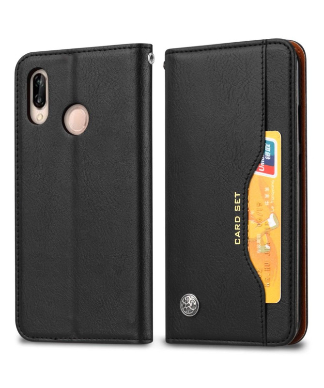 Xiaomi Redmi 7 - Étui cuir avec support et porte cartes