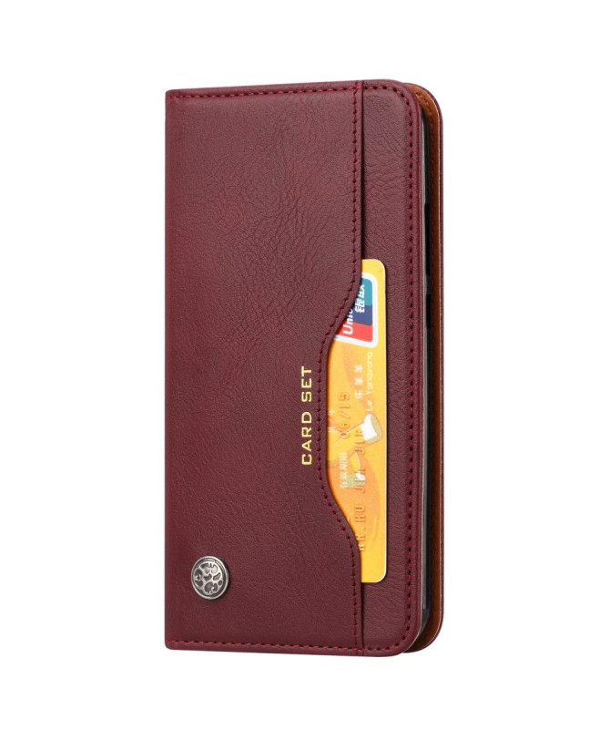Xiaomi Redmi 7 - Étui cuir avec support et porte cartes