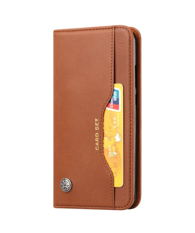 Xiaomi Redmi 7 - Étui cuir avec support et porte cartes