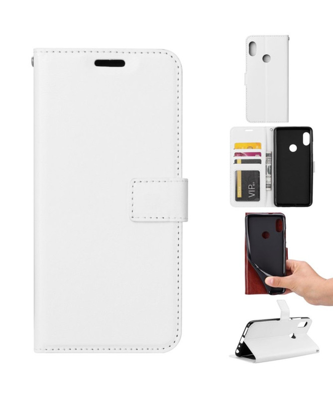 Xiaomi Redmi 7 - Étui Anil simili cuir porte cartes