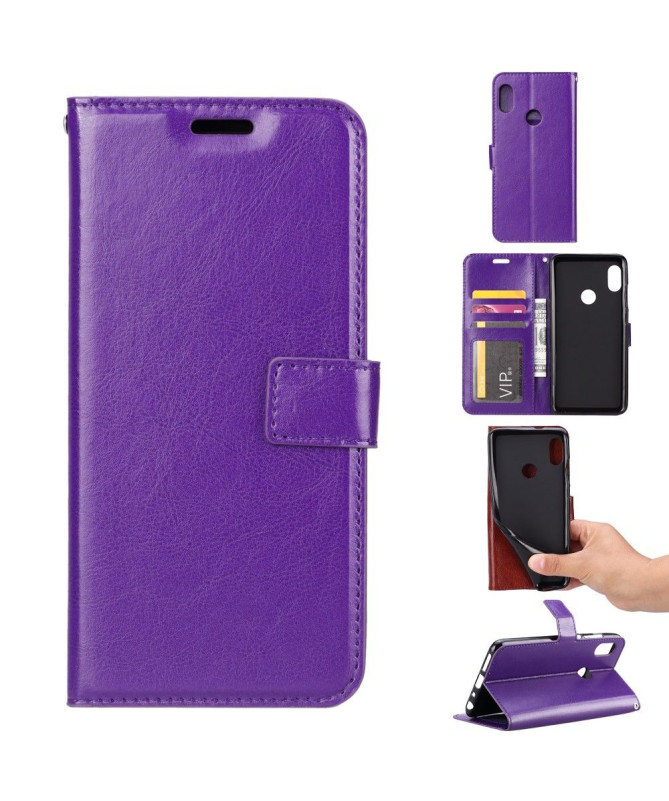 Xiaomi Redmi 7 - Étui Anil simili cuir porte cartes