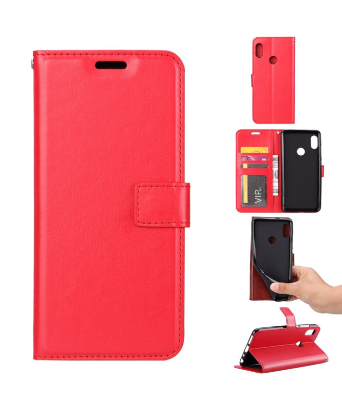 Xiaomi Redmi 7 - Étui Anil simili cuir porte cartes