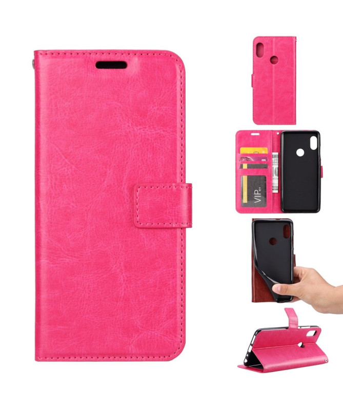 Xiaomi Redmi 7 - Étui Anil simili cuir porte cartes