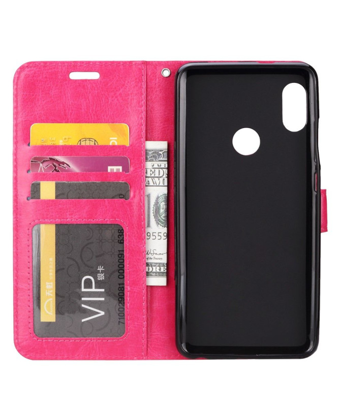 Xiaomi Redmi 7 - Étui Anil simili cuir porte cartes