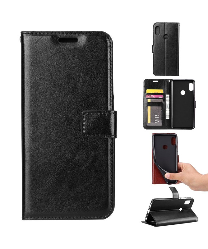 Xiaomi Redmi 7 - Étui Anil simili cuir porte cartes
