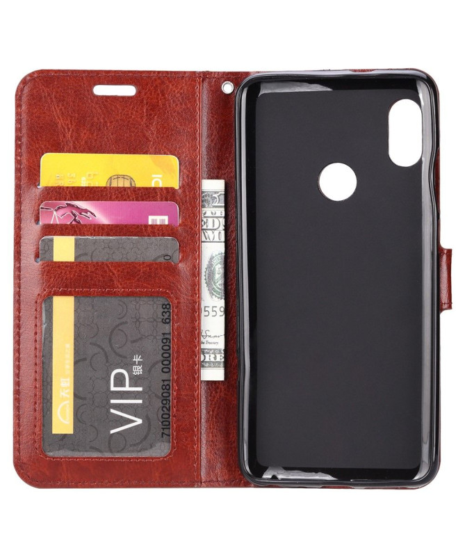 Xiaomi Redmi 7 - Étui Anil simili cuir porte cartes