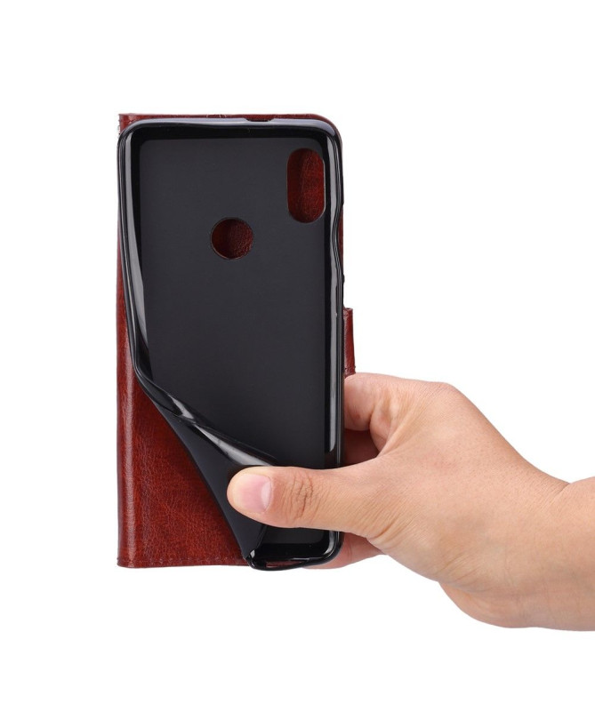 Xiaomi Redmi 7 - Étui Anil simili cuir porte cartes