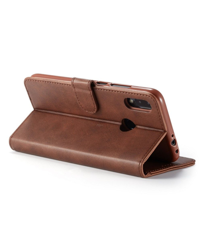 Xiaomi Redmi 7 - Étui Tommy cuir style portefeuille