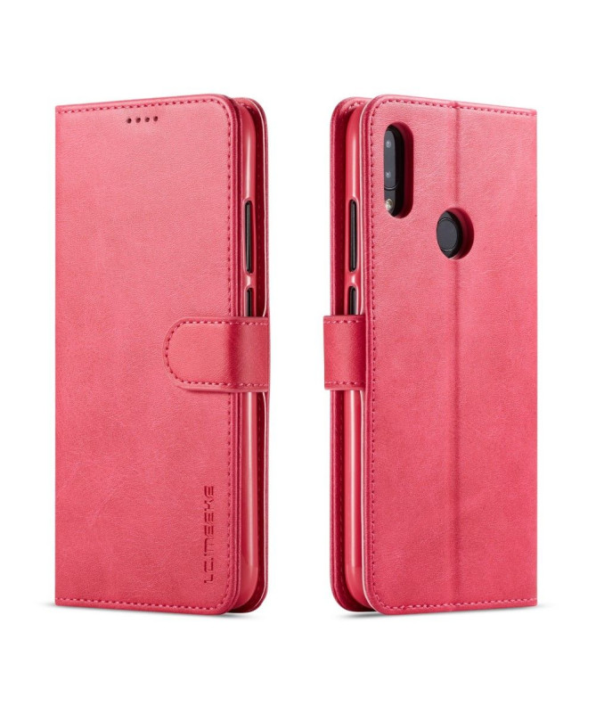Xiaomi Redmi 7 - Étui Tommy cuir style portefeuille