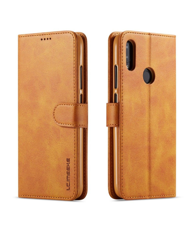 Xiaomi Redmi 7 - Étui Tommy cuir style portefeuille