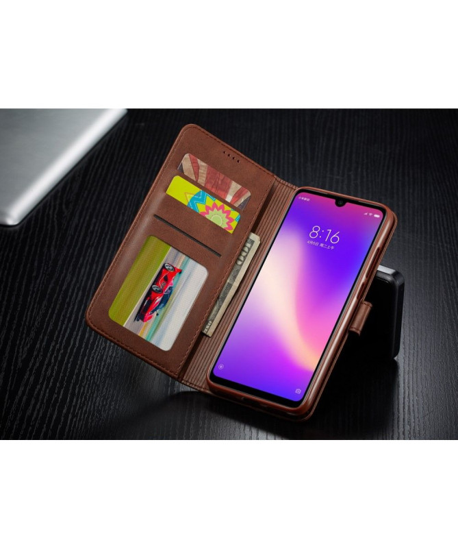 Xiaomi Redmi 7 - Étui Tommy cuir style portefeuille